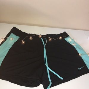 Nike blue/black sports short